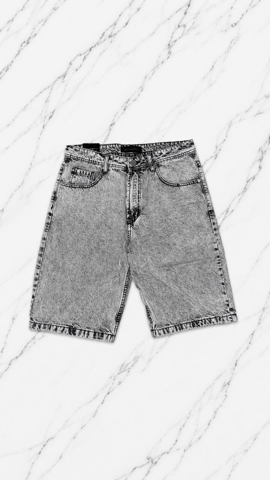 SHORTS ICE WASH DENIM