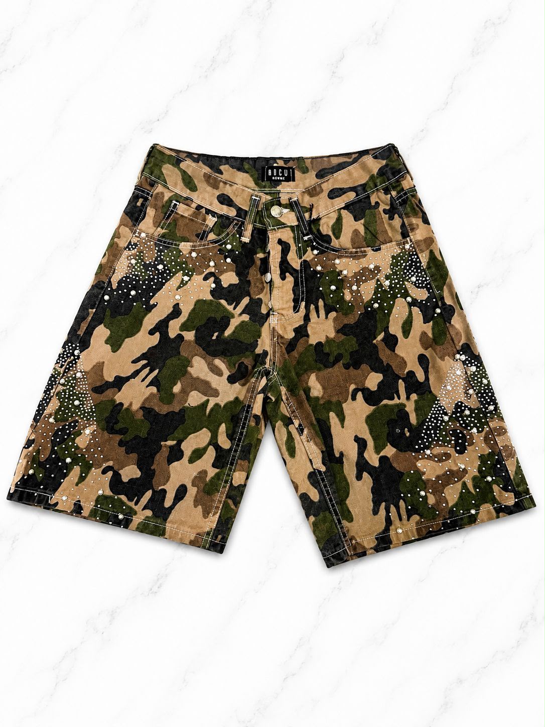 Camo Crystal Shorts