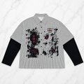 Noir Crossline Graphic Shirt