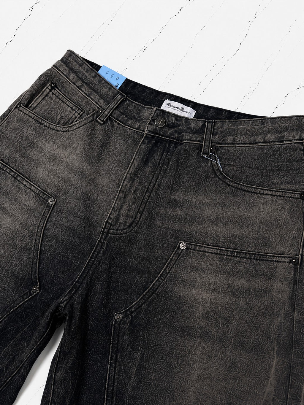 SHORTS VINTAGE WASHED DENIM