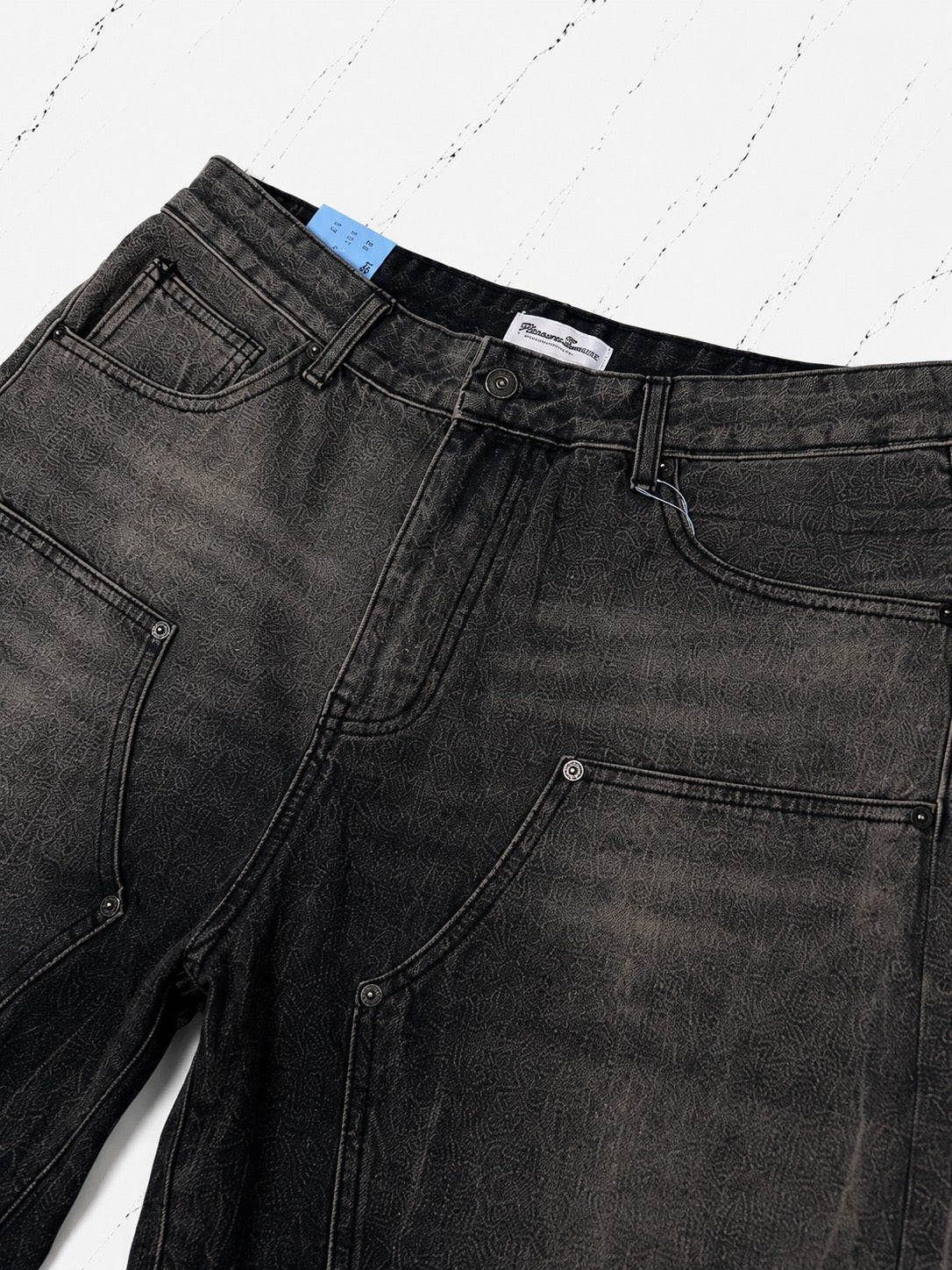 SHORTS VINTAGE WASHED DENIM