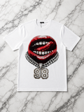 Tshirt Diamond Kiss 98 White