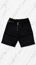 SHORTS BLACK ECO LEATHER