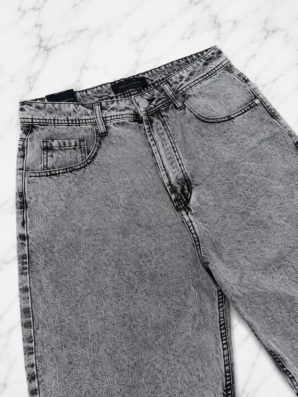 SHORTS ICE WASH DENIM