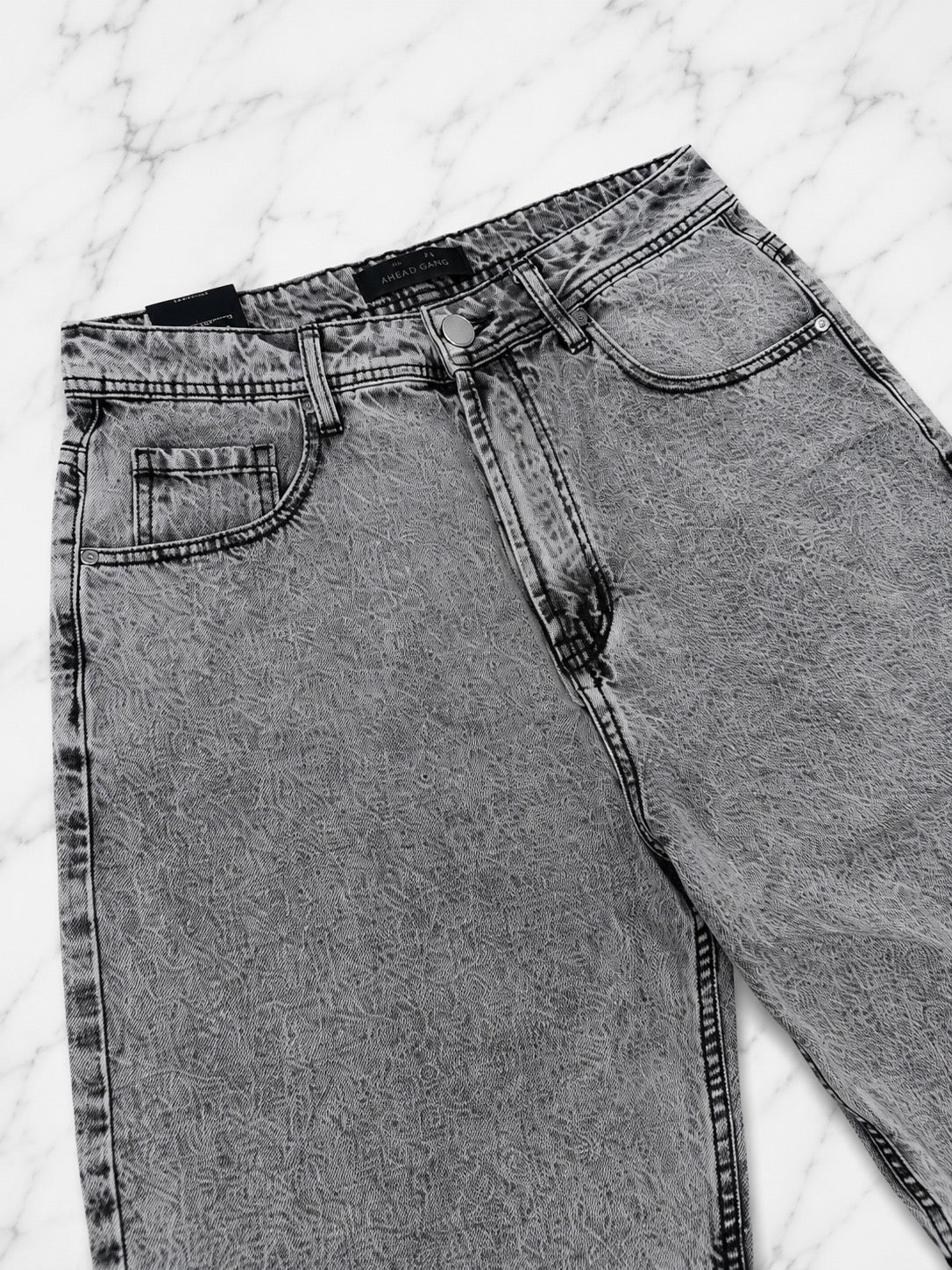 SHORTS ICE WASH DENIM