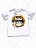 Golden Bite Tee – White Edition