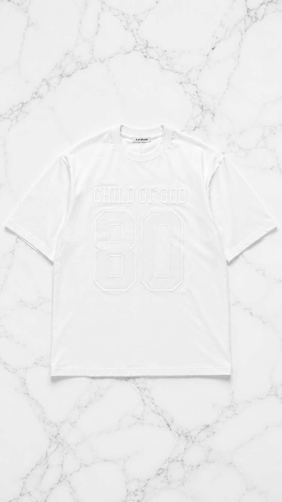 Child Of God 80 Tee White